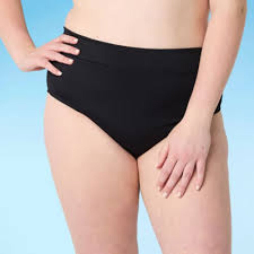 NWT Decree Ribbed Stretch Fabric High Waist Bikini